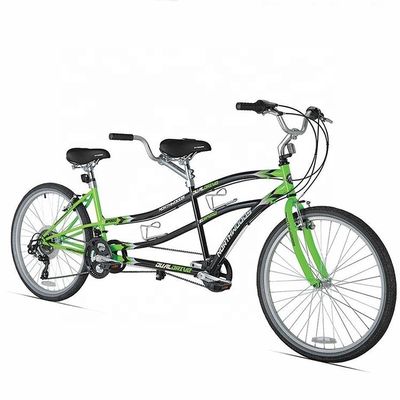 스틸 프레임 CE 26" 듀얼 드라이버 21 스피드 탕덤 자전거 2명용 OEM 듀얼 시트