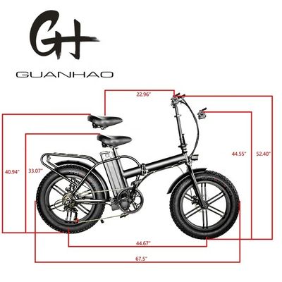 하이 스피드 20&quot; 750W 전기 자전거 4.0 빅 스노우 타이어와 MagWheel BaFang 모터