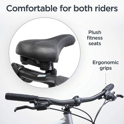 이중인 탕덤 자전거 26" 21s 기어 1 속도 120kg 부하 용량 인기 선택