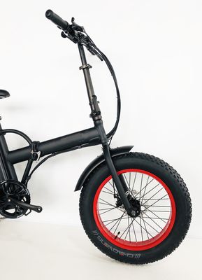 미국 UL2849 판매 20*4" 큰 타이어 500W 48V 14AH 리?? 배터리 전기 접기 자전거