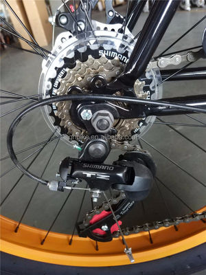 26인치 3.0 타이어 뚱뚱한 타이어 남자 해변 크루저 자전거와 Shimano 7 기어 및 디스크 브레이크