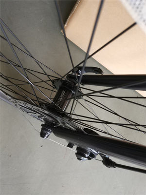 시마노 기어 하드 프레임 디스크 브레이크 OEM 크로몰리 4130 프레임 남성 성인 하이브리드 시티 크루저 자전거 도로 자전거