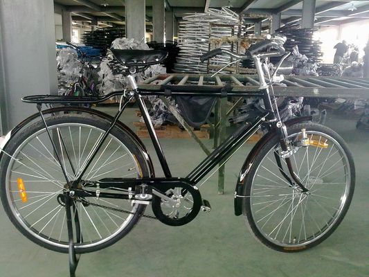 EN 인증 28 "남자의 럭스 스틸 프레임 매일 운전을위한 중량 도시 자전거