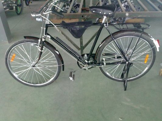 EN 인증 28 "남자의 럭스 스틸 프레임 매일 운전을위한 중량 도시 자전거