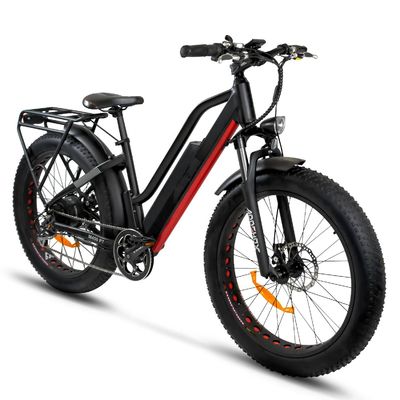 26인치 1000W 48V 17AH 리?? 배터리 7속 전기 산악 자전거 성인 남성