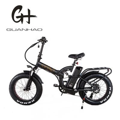 48V 21AH 풀 서스펜션 1000W 20" 전기 자전거 디스크 브레이크 및 후부 허브 모터