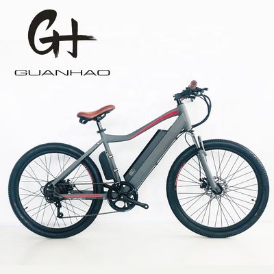 26" 바퀴 사이즈 500W 48V 14AH 리?? 배터리 디스크 브레이크 E-MTB 산악 전기 자전거