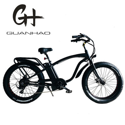 26&quot; 1000W Bafang 후면 모터 지방 타이어 전기 화물 해변 크루저 자전거 48V 21AH 리?? 배터리