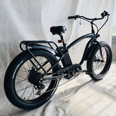 26&quot; 1000W Bafang 후면 모터 지방 타이어 전기 화물 해변 크루저 자전거 48V 21AH 리?? 배터리