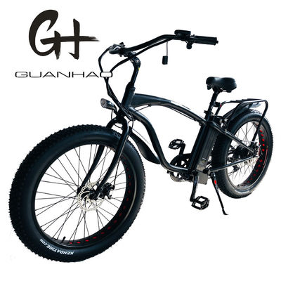 26&quot; 1000W Bafang 후면 모터 지방 타이어 전기 화물 해변 크루저 자전거 48V 21AH 리?? 배터리