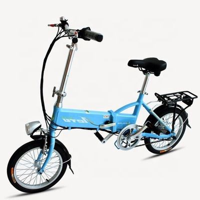 16&quot; 미니 폴딩 자전거 24V 250W 모터와 10AH 리?? 배터리 기어 단속