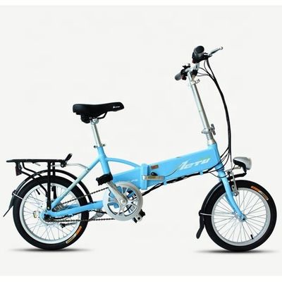16&quot; 미니 폴딩 자전거 24V 250W 모터와 10AH 리?? 배터리 기어 단속