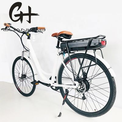 48V 14AH 리?? 배터리 7속 알루미늄 프레임 전기 레이디 자전거 700C 500W