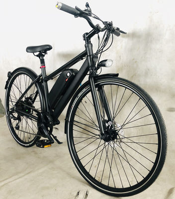 26인치 7속 OEM 알루미늄 프레임 500W 48V 45KM/H 여성 도시 소녀 전기 하이브리드 자전거