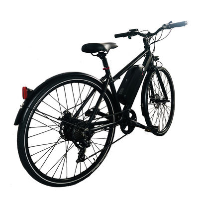 26인치 7속 OEM 알루미늄 프레임 500W 48V 45KM/H 여성 도시 소녀 전기 하이브리드 자전거