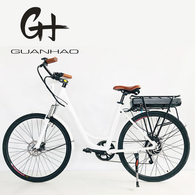 26&quot;*1.95 켄다 타이어 28&quot; 36V350W 28KM/H 14AH 리?? 배터리 OEM/ODM EN15194 여성 전기 도시 자전거
