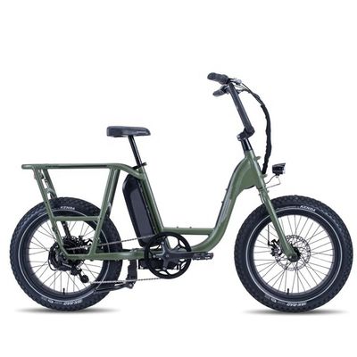 48V 1000W 32MPH 전기 하이브리드 화물 자전거 20 &quot;4.0 지방 타이어와 80-90 Nm의 토크