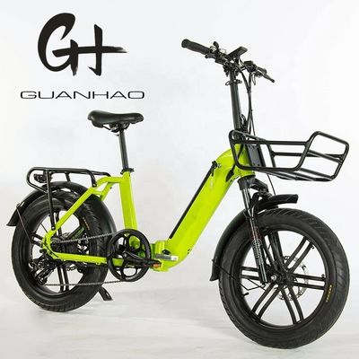 750W 마그휠 모터 알루미늄 접는 프레임 서스펜션 포크 전기 접는 자전거