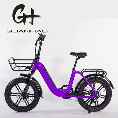 750W 마그휠 모터 알루미늄 접는 프레임 서스펜션 포크 전기 접는 자전거