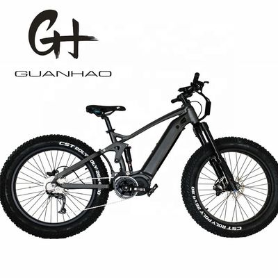 다운 튜브 배터리 26인치 Bafang M620 중간 모터 48V 750W 10.5AH CE 45KM/H 지방 타이어 EBIKE