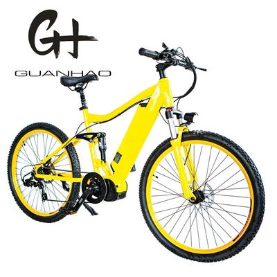 26&quot; 2.20 전기 산악 자전거 알루미늄 합금 프레임 풀 서스펜션 및 Bafang BBS02 G510 1000W 중동