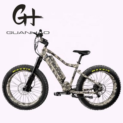 중앙 모터 26 &quot;4.0 지방 타이어 성인 전기 자전거 듀얼 배터리 48V1000W X2WD CE