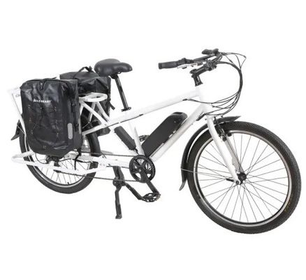 알루미늄 림 롱테일 카고 전기 바이커드 자전거 표준형 48V1000W EN15194