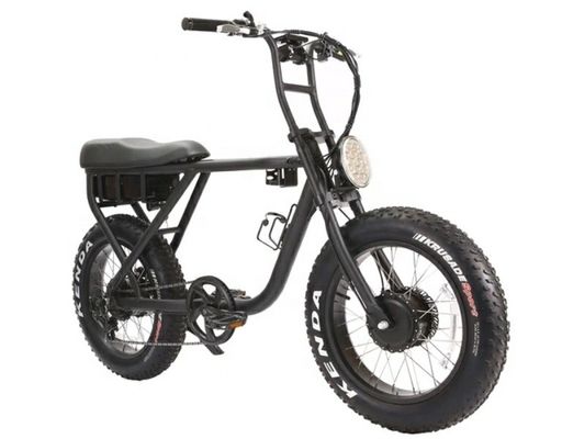 스타일리시 20&quot; 48V 500W 브러시리스 후면 모터 휠 4.0 지방 타이어 전기 시티 콥터 자전거