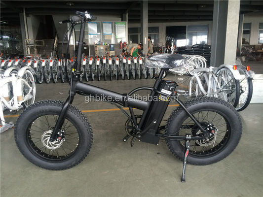 첨단 디스크 브레이크 접이식 지방 타이어 전자 자전거 20 4.0 전기 자전거 23kg 무게