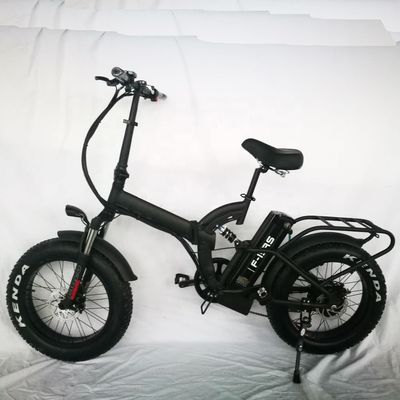 48V 14Ah 리?? 배터리 삼성 7속 750W 20&quot; 4.0 풀 서스펜션 프레임 접는 전자 자전거