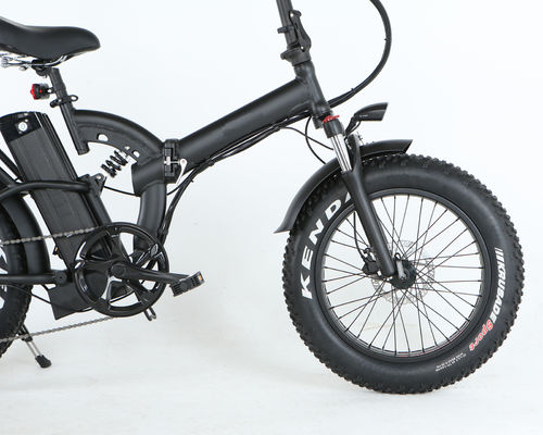 48V 14Ah 리?? 배터리 삼성 7속 750W 20&quot; 4.0 풀 서스펜션 프레임 접는 전자 자전거