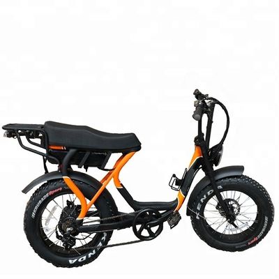 750W 브러시리스 모터 접는 뚱뚱한 전자 자전거 20인치 타이어 큰 힘과 컴팩트 크기