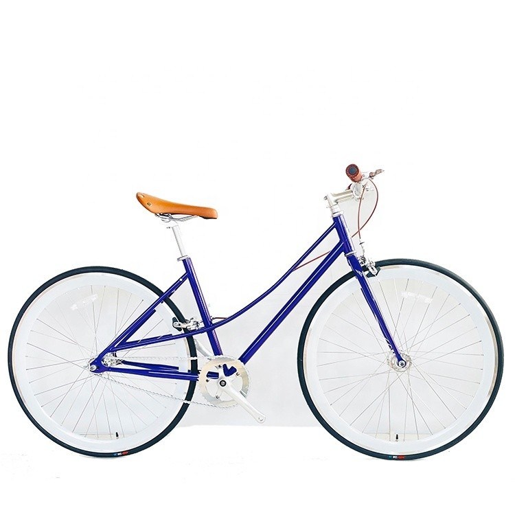 700C 레이디 여성 그릴 CE 미국 사용자 정의 단일 속도 고정 기어 도시 자전거를 통해 단계