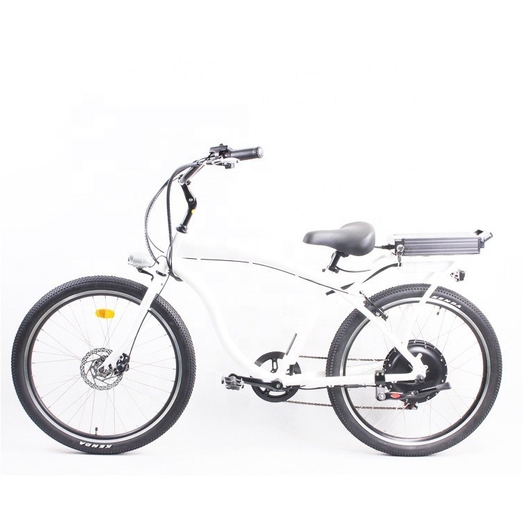 하이 스피드 26" 전기 해변 크루저 자전거 1000W 모터와 48V 14Ah 리?? 배터리