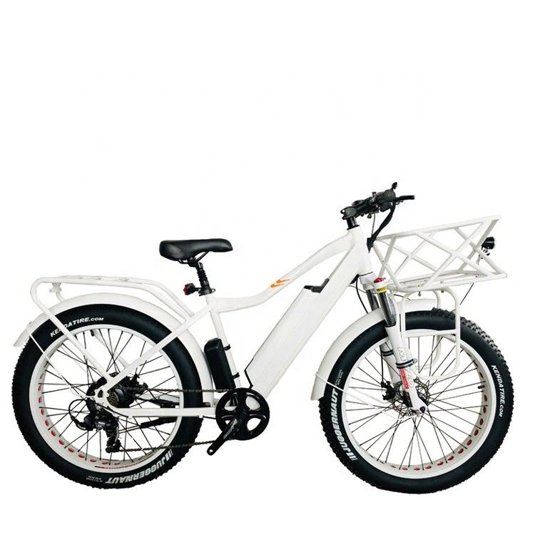 26&quot;4.0 Big Snow Fat Tire 전기 자전거 디스크 브레이크와 1000W 48V 17AH 후면 BaFang 모터