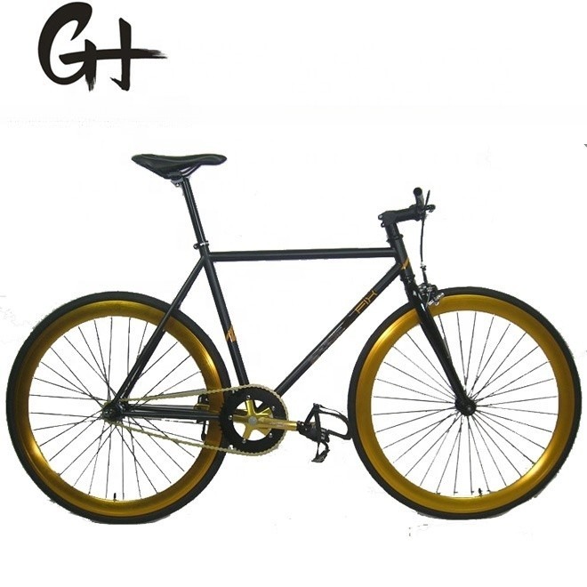 포크 재료 스틸 700C 하이 텐 프레임 OEM CE 싱글 스피드 플립 플롭 허브 고정 기어 자전거