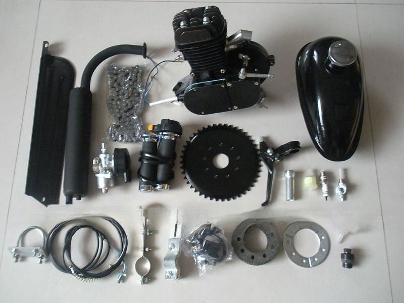 EPA가 승인한 엔진 48CC 60CC 80CC를 가진 2차원 가솔린 자전거