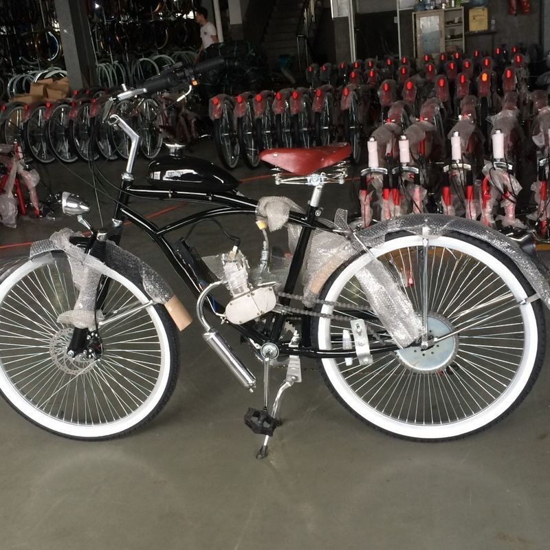 26인치 크루저 자전거 가솔린 모터바이크 엔진 2타크 50CC 배량
