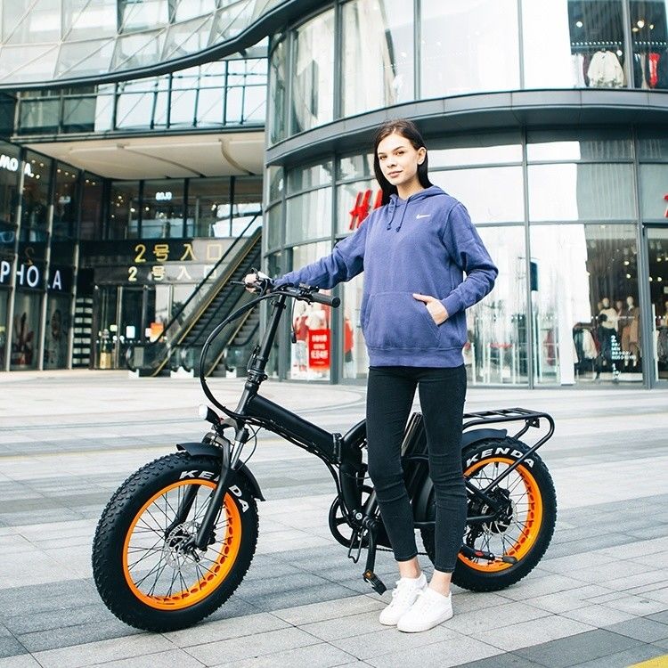 20&quot; 48V 1000W OEM EN15194 50KM/H 13AH 리?? 배터리 폴더블 풀 서스펜션 프레임 전기 자전거