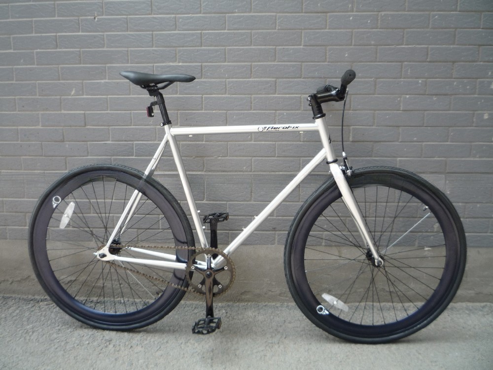 BS 표준 700c 리저 바 불호른 바 프루시트 바 고정 기어 고정 기어 자전거