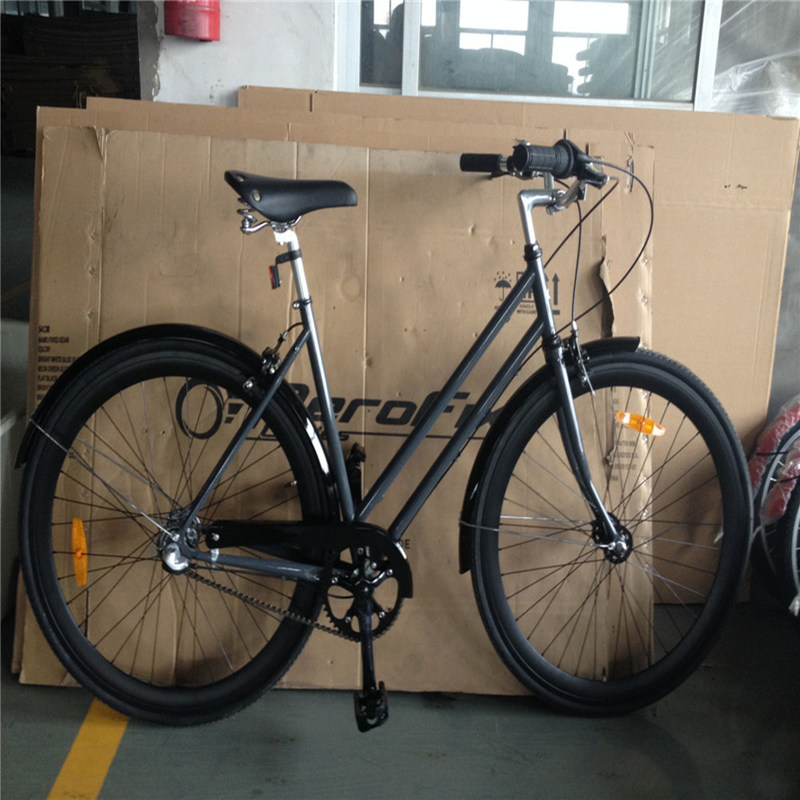 3 스피드 스텝 트러 레이디 여성 시티 크루저 레트로 자전거 1.7m 길이 빈티지 스타일