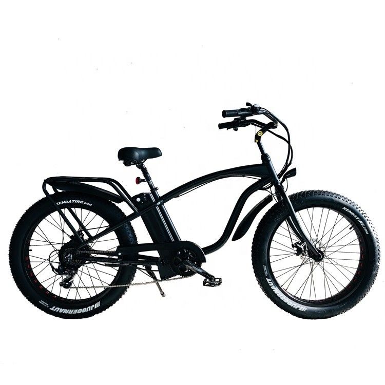 26&quot; 1000W Bafang 후면 모터 지방 타이어 전기 화물 해변 크루저 자전거 48V 21AH 리?? 배터리