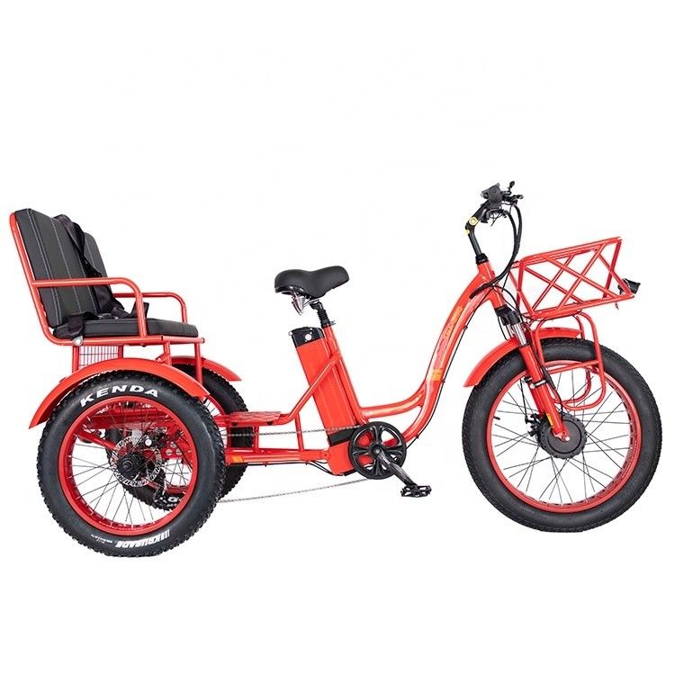 50-70km 운전 마일리그 48V 1000W 50KM/H 3륜 전기 삼륜자전거 승객 및 화물