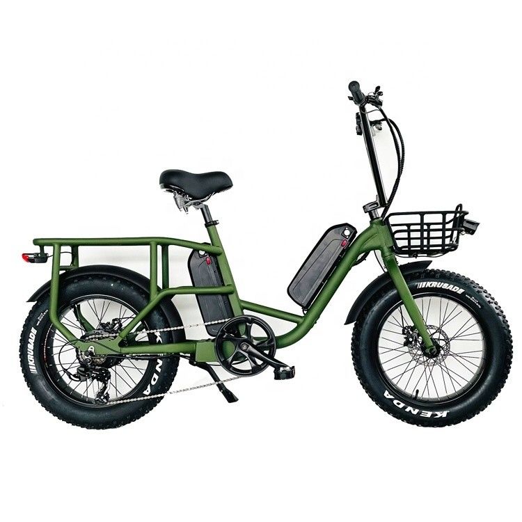 20&quot; 48V 34AH 리?? 배터리 1000W 50KM/H 알루미늄 프레임 7속도 화물 전기 듀얼 배터리 하이브리드 FAT 스노우 타이어 4.0 자전거