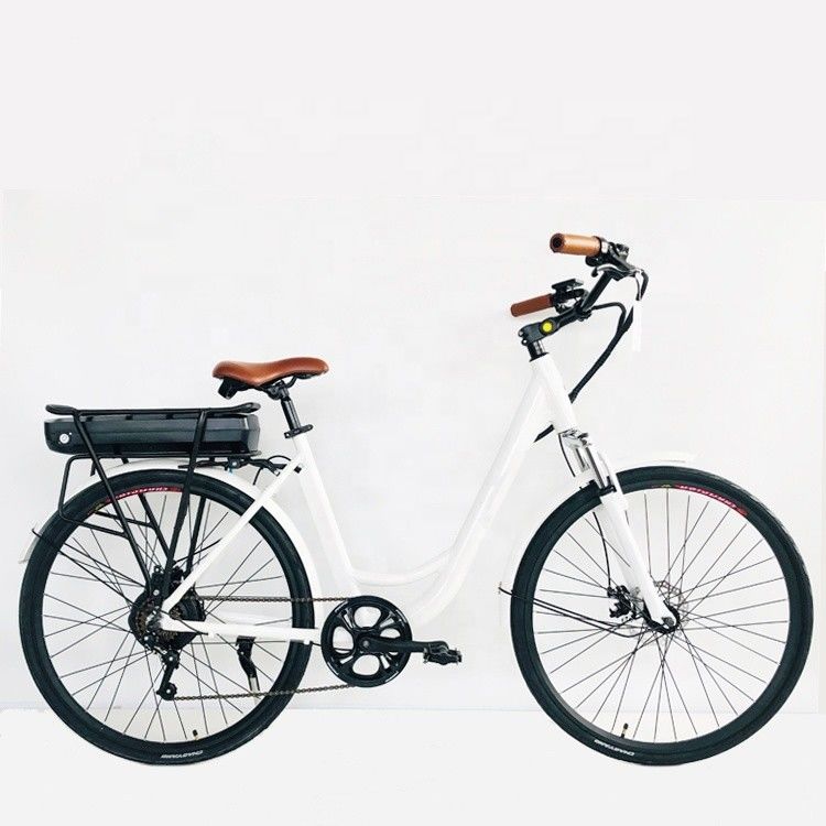 26&quot;*1.95 켄다 타이어 28&quot; 36V350W 28KM/H 14AH 리?? 배터리 OEM/ODM EN15194 여성 전기 도시 자전거