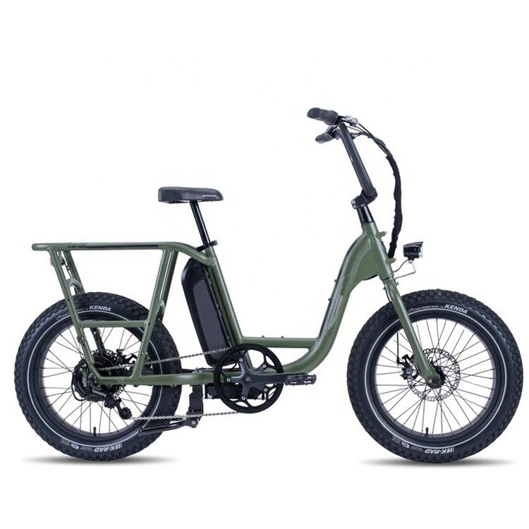 48V 1000W 32MPH 전기 하이브리드 화물 자전거 20 &quot;4.0 지방 타이어와 80-90 Nm의 토크