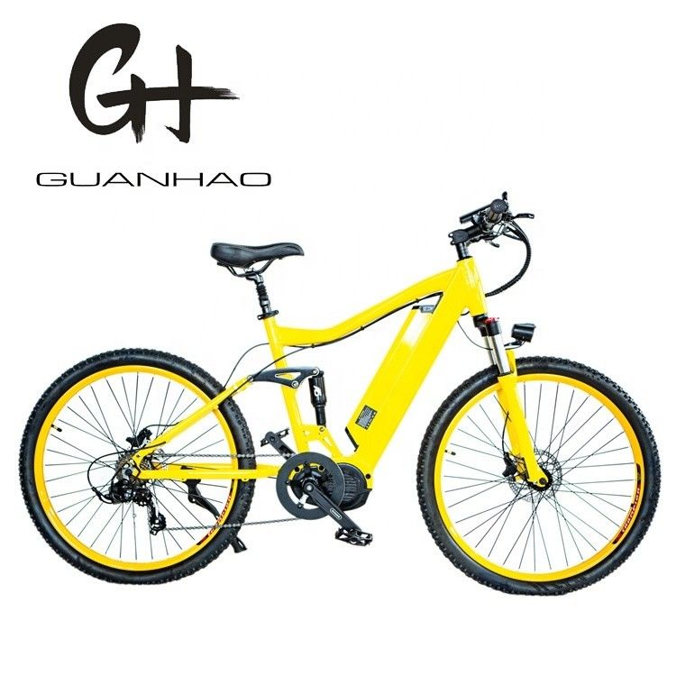 26&quot; 2.20 전기 산악 자전거 알루미늄 합금 프레임 풀 서스펜션 및 Bafang BBS02 G510 1000W 중동