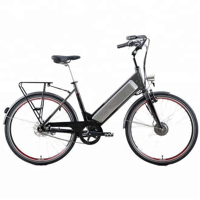 단일 속도 200-250W 녹색 도시 전기 자전거 유럽 시장 26 인치 A2B 녹색